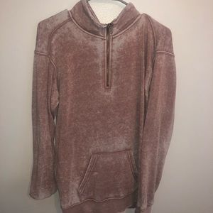 ocean drive quarter zip (purple-ish pinkish color)